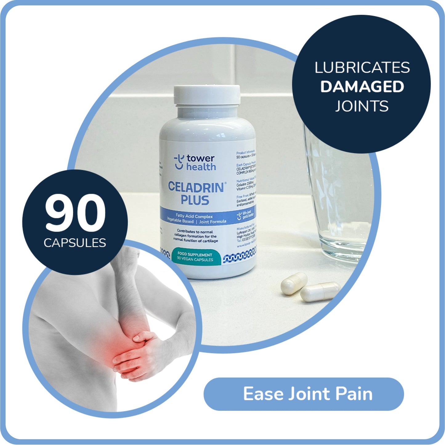 500mg Celadrin Plus - 90 Capsules