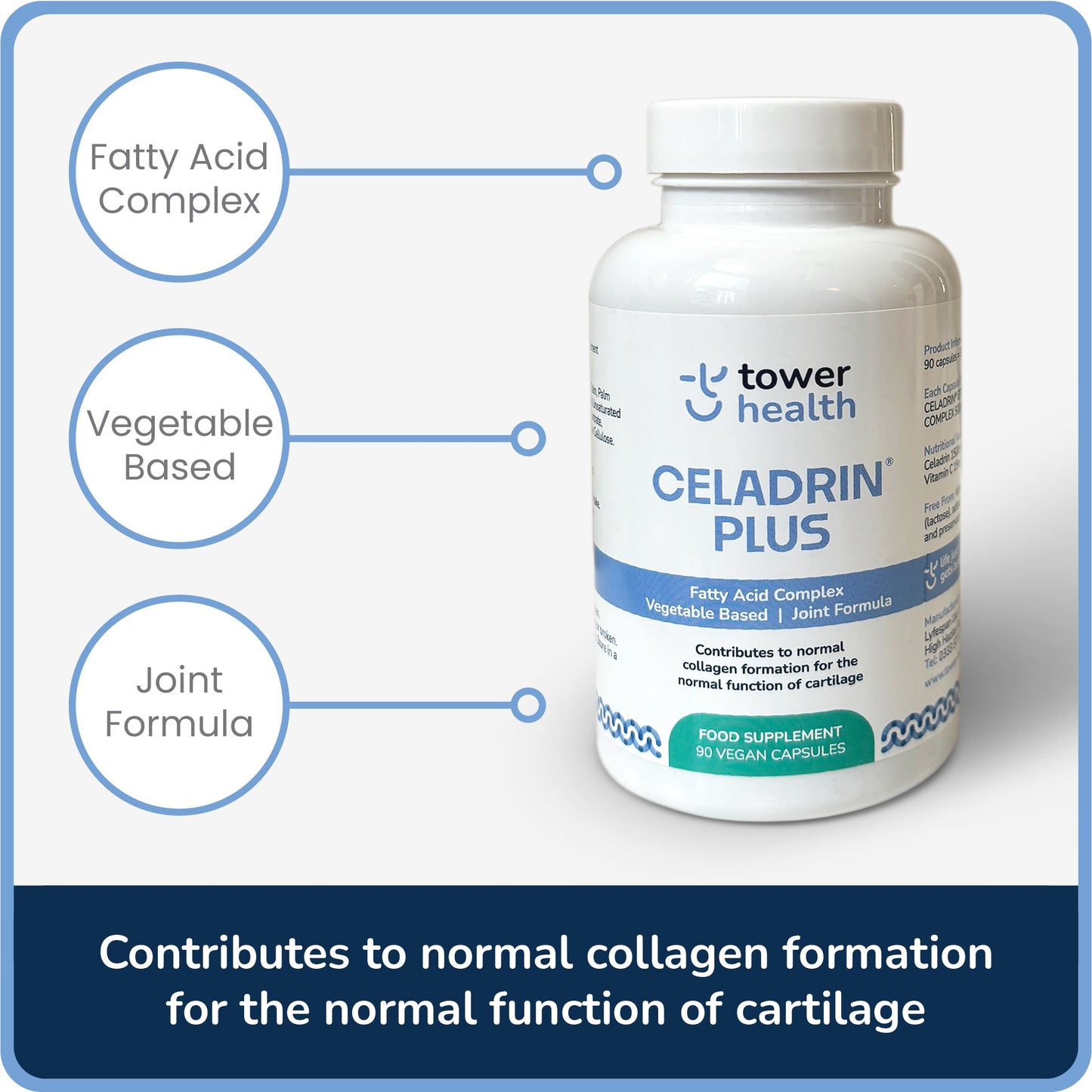 500mg Celadrin Plus - 90 Capsules