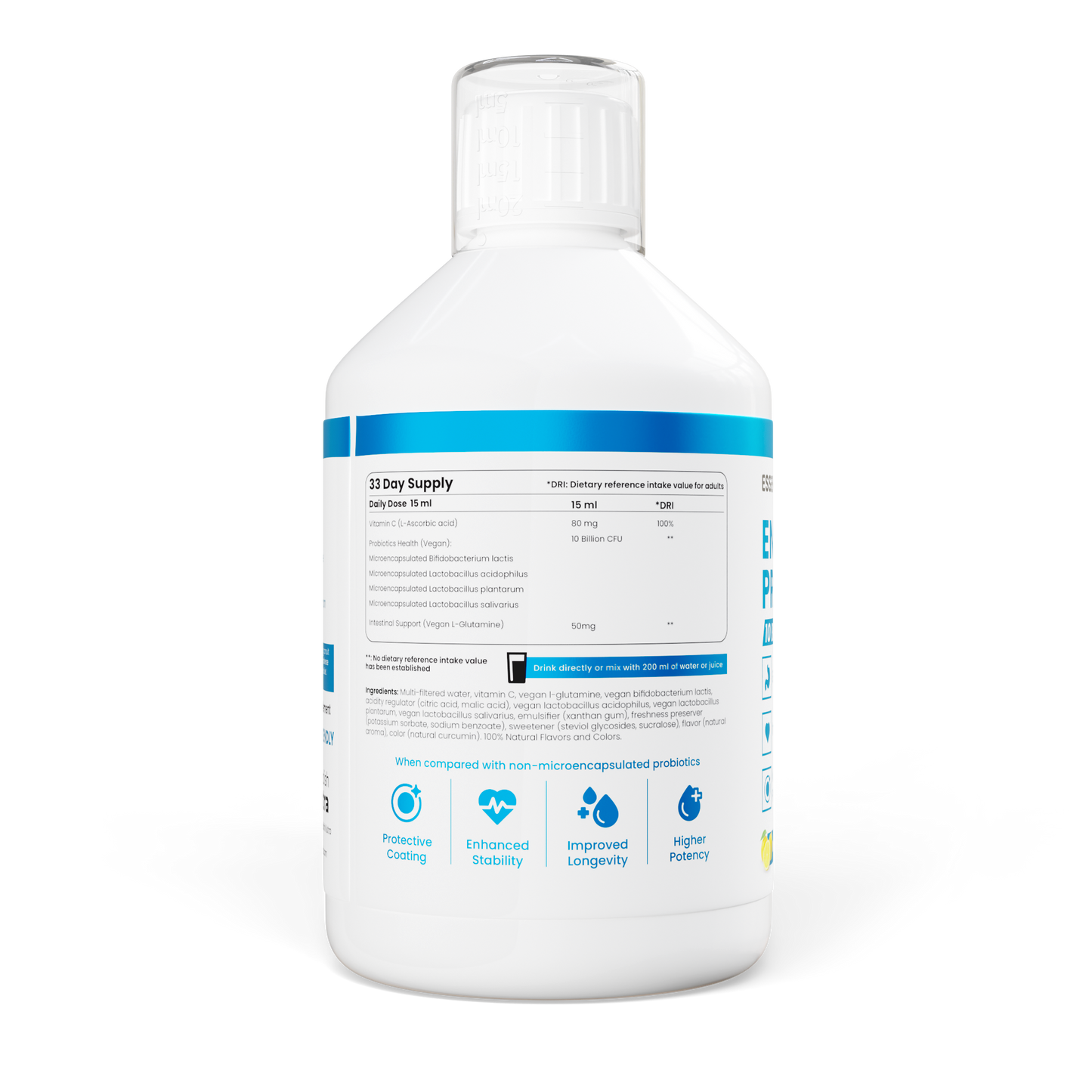 Encapsulated Probiotics Liquid Supplement - 500ml Trade