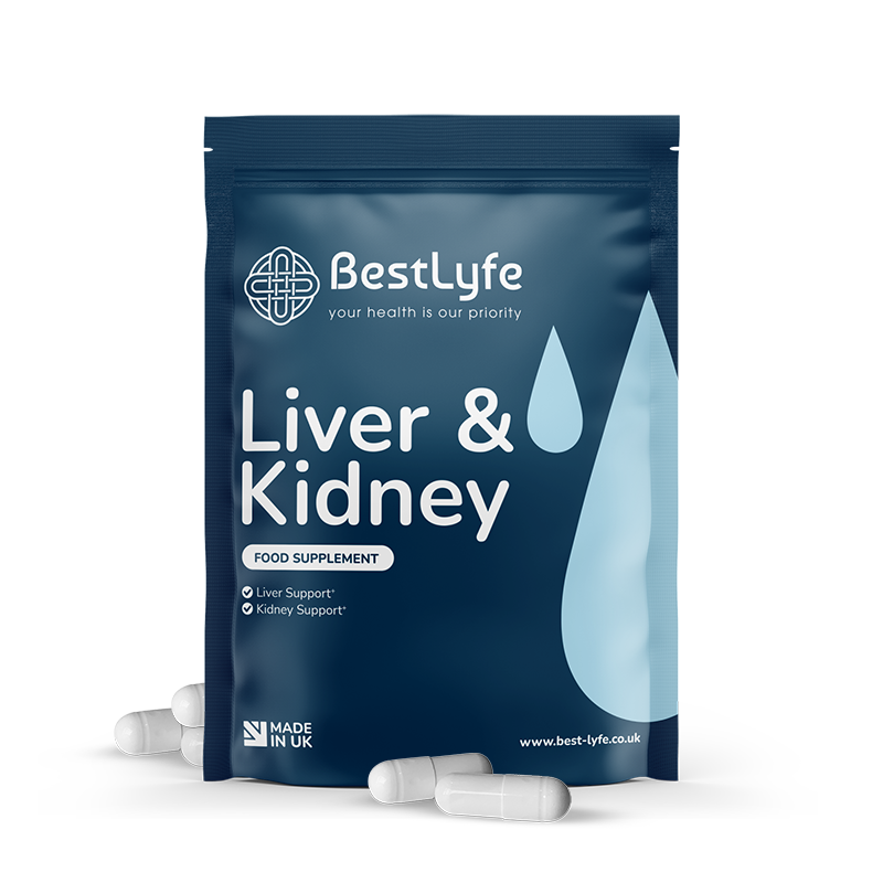 Liver and Kidney Bundle of supplements & Vitamins including milk thistle