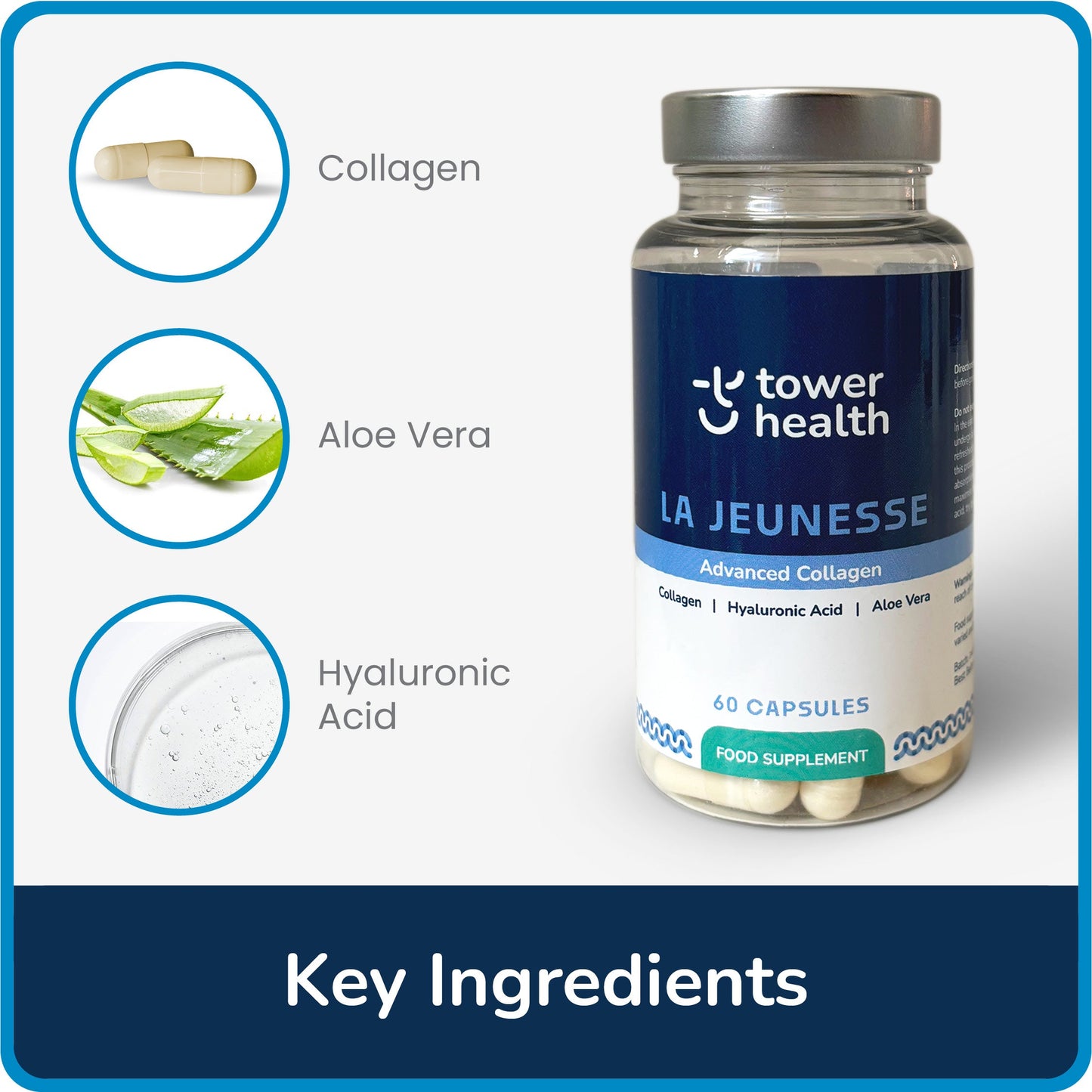 La Jeunesse Collagen Capsules 1200mg - 60 Capsules