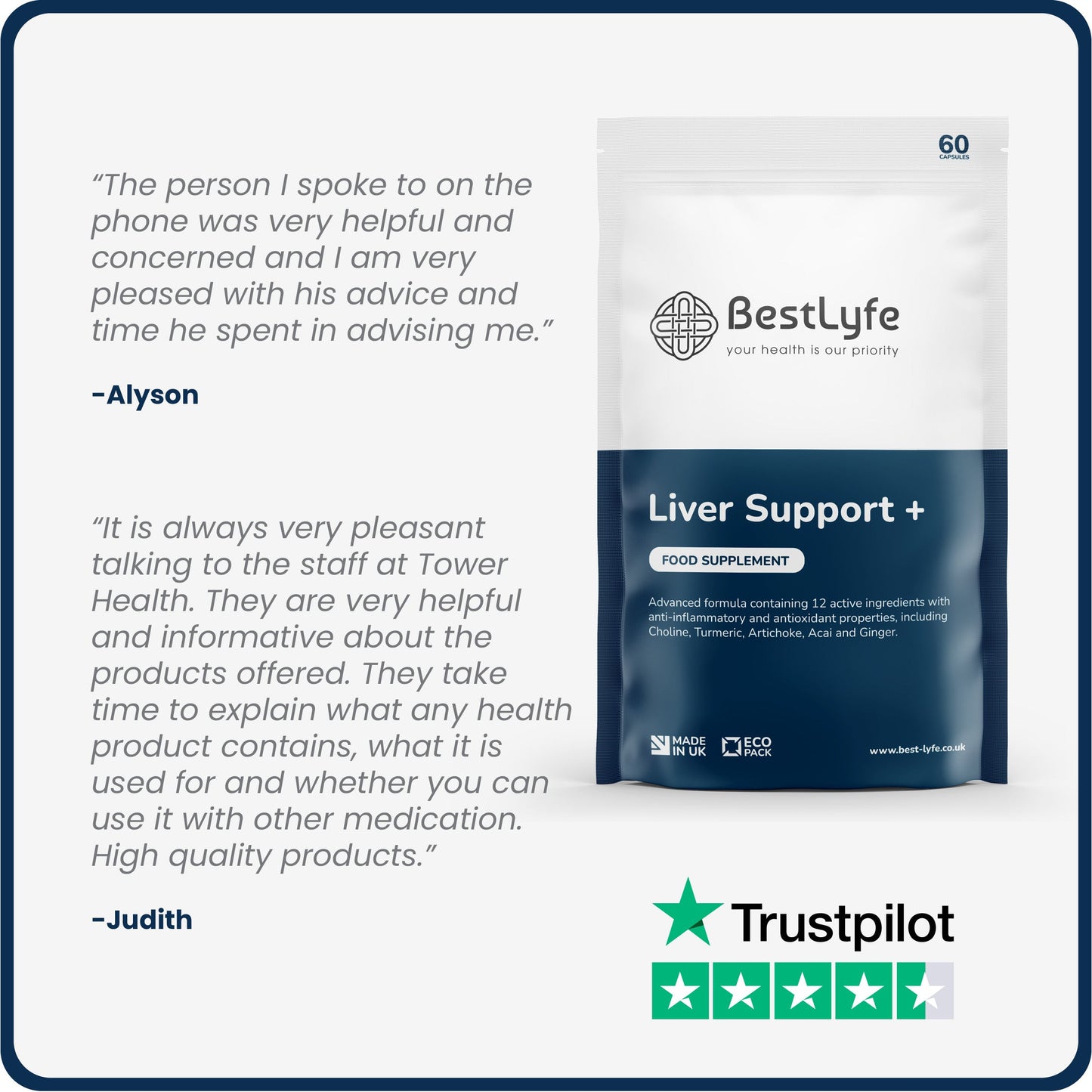 Liver Support+ 60 capsules