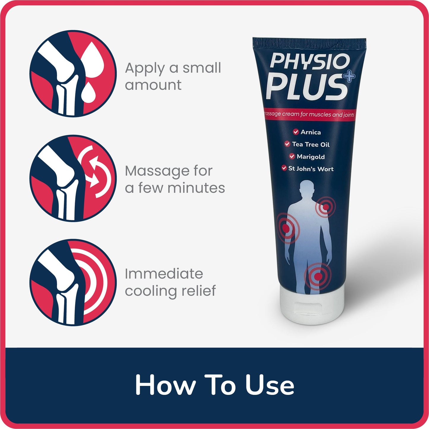 Physioplus: Muscle Relief Cream - 250ml