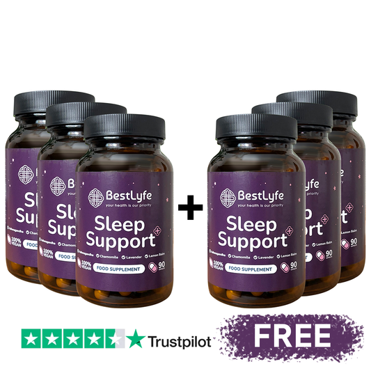 Sleep Support+ 90 Capsules - Buy 3 Get 3 FREE